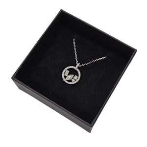 Swarovski Henrietta Silver Tone Crystal Pendant Necklace